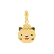 Kids Cat gold pendant