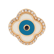 STUDDED EVIL EYE PENDANT