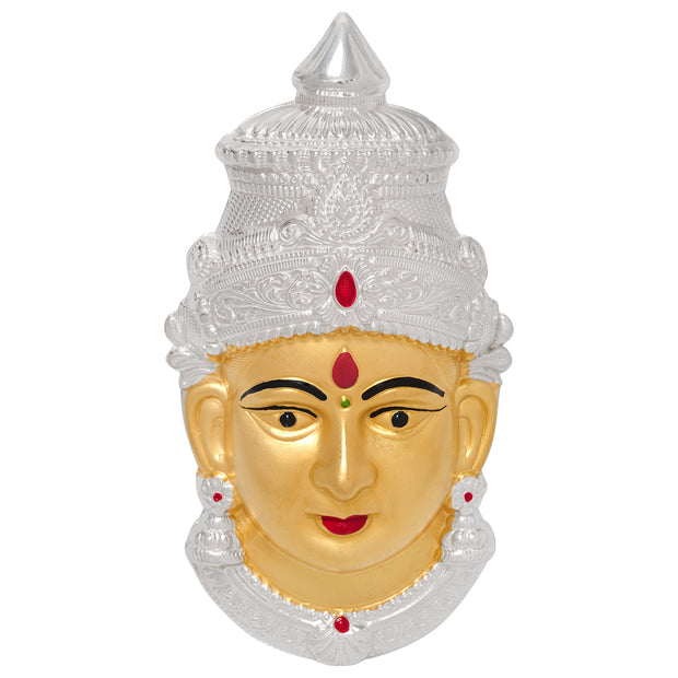 Silver Lakshmi Face