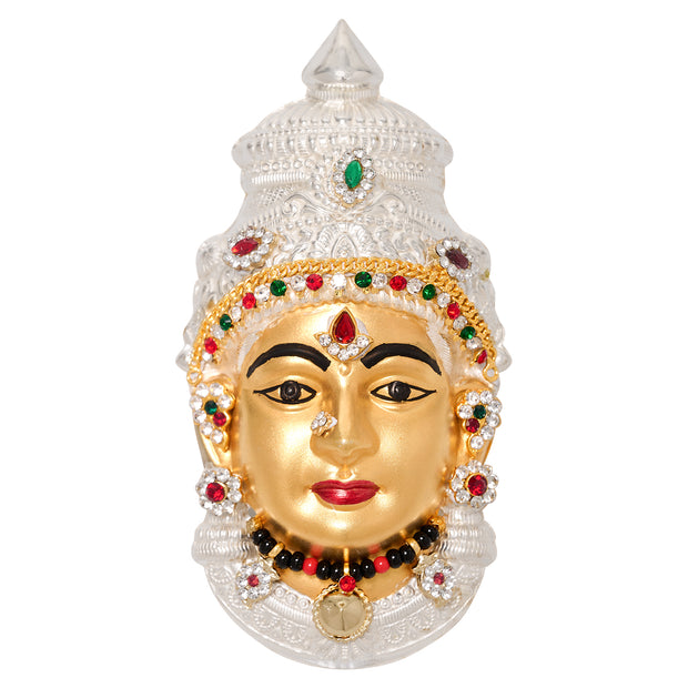 Silver Lakshmi Face
