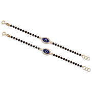 Kids' Cute Nazariya Evil Eye Bracelet in 18K Gold (Pair)