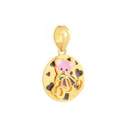 Kids Teddybear gold pendant