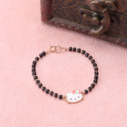 Kids’Hello Kitty 18K gold nazariya bracelet (Pair)