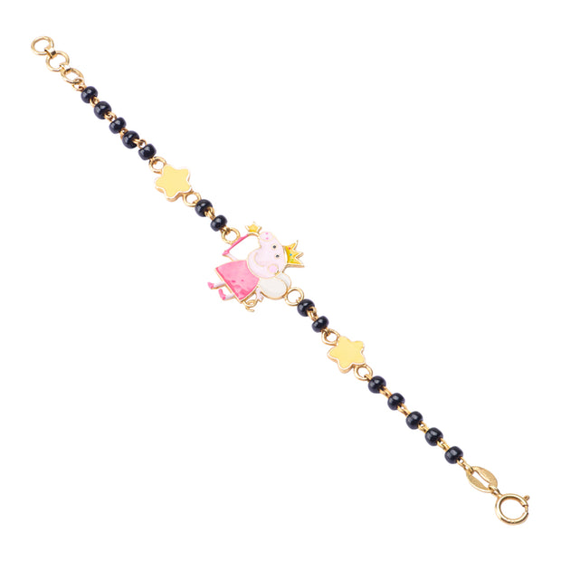 Papa Fairy Kids’ 18K gold nazariya bracelet (single)