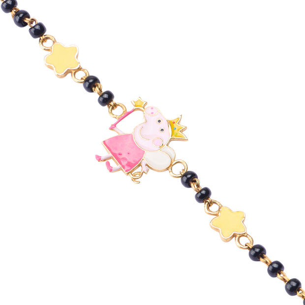 Papa Fairy Kids’ 18K gold nazariya bracelet (single)