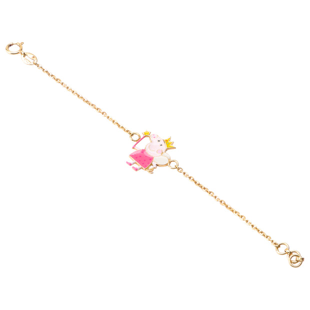 Peppa Fairy Kids' 18K Gold Bracelet (Pair)