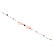 Kids’ Cute Little Pigs Bracelet in 18K Gold (Pair)