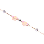 Kids’ Cute Little Pigs Bracelet in 18K Gold (Pair)