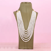 Classic Pearl 7 Layer necklace