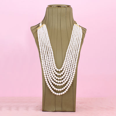 Classic Pearl 7 Layer necklace