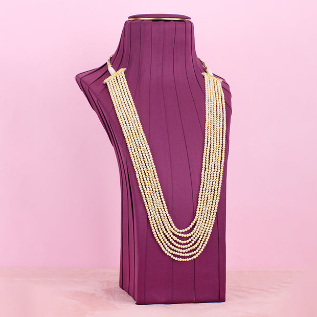 Classic Pearl 7 Layer necklace