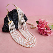 Classic Pearl 7 Layer necklace