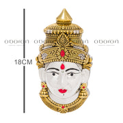 Silver Lakshmi Face