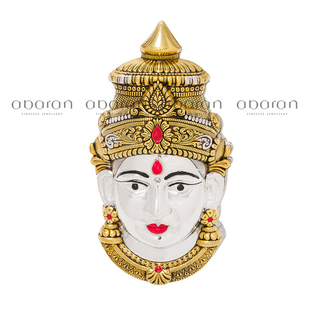 Silver Lakshmi Face