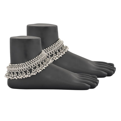 Silver Payal anklet
