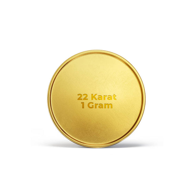1 Gram 22 Karat Gold Coin