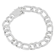 Chain link silver  bracelet