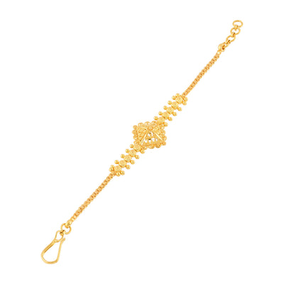 Kids filigree gold chain bracelet