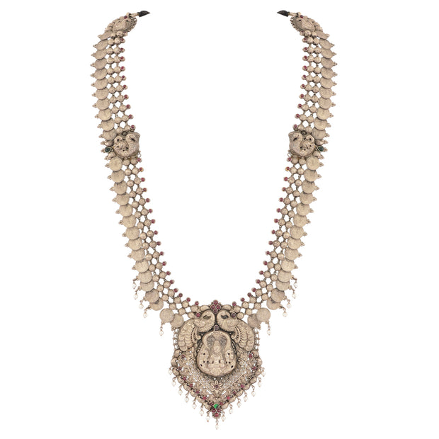 Filigree Temple Lakshmi Coin necklace