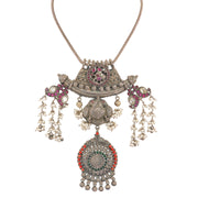 Gandaberunda Lakshmi templeguttapusalu necklace