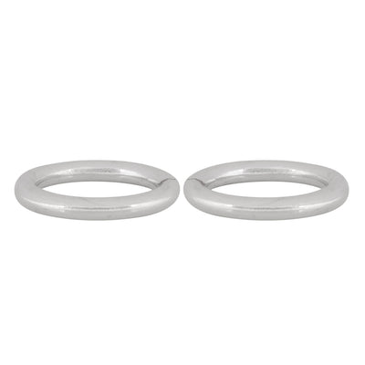 Simple silver toe rings