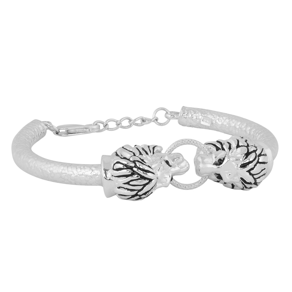 Buy Silver Lion Bracelet for Man, Mens Lion Jewelry, Leo Armband, Exclusive  Bracelet, King Lion Wristband, Boyfriend Gift Online in India - Etsy