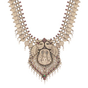 Filigree Temple Lakshmi Coin necklace