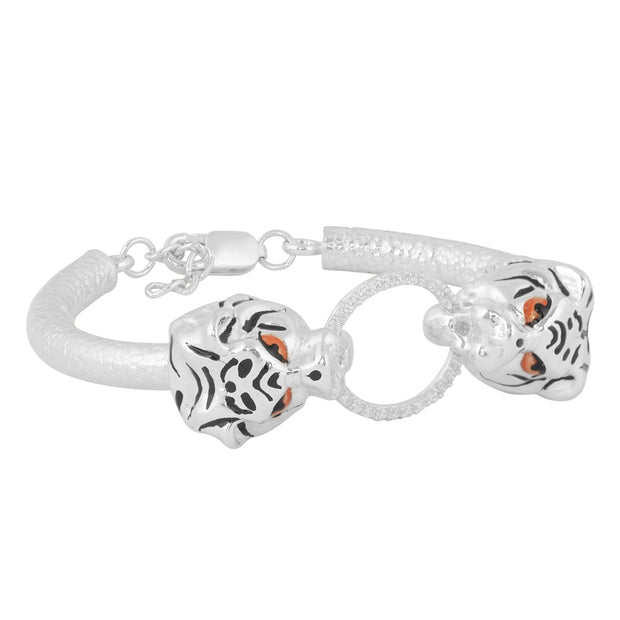 Tiger Bracelet Sterling Silver 925 Oxidized Silver Songyan - Etsy UK |  Sterling silver bracelets, Silver, Small bracelets