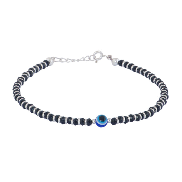 Evil Eye Black Crystals bracelet for Women  BrahmatellsStore